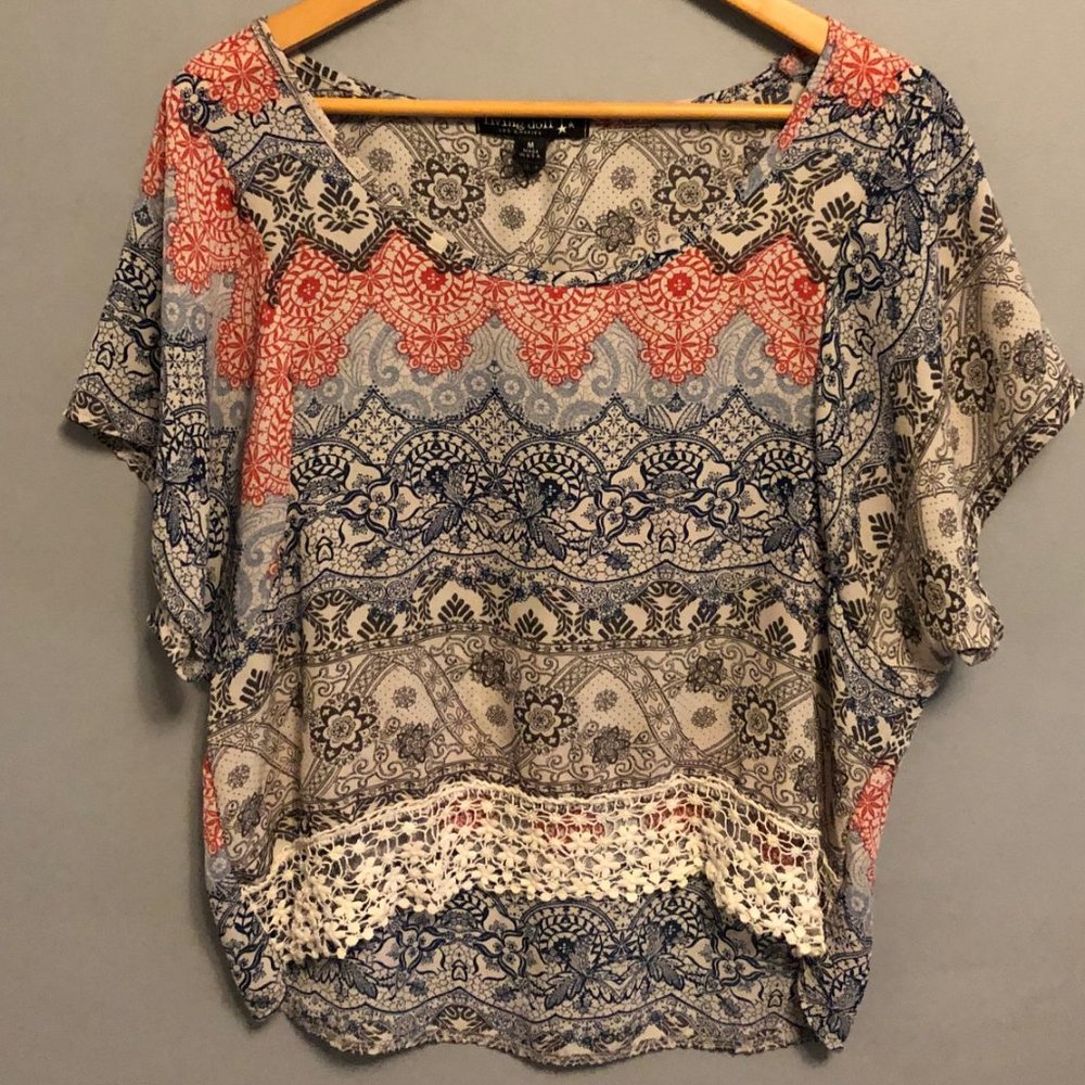 Living Doll Los Angeles Boho Top
